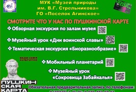 Смотрите что у нас по Пушкинской карте
